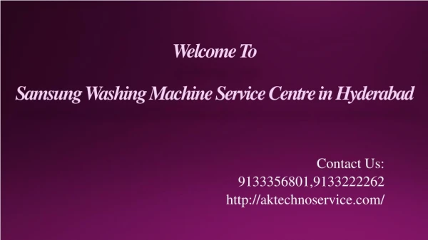 Samsung washing machine service centre in hyderabad