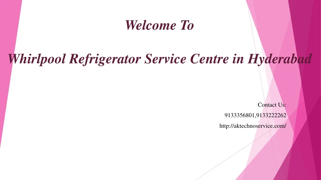 welcome to whirlpool refrigerator service centre in hyderabad