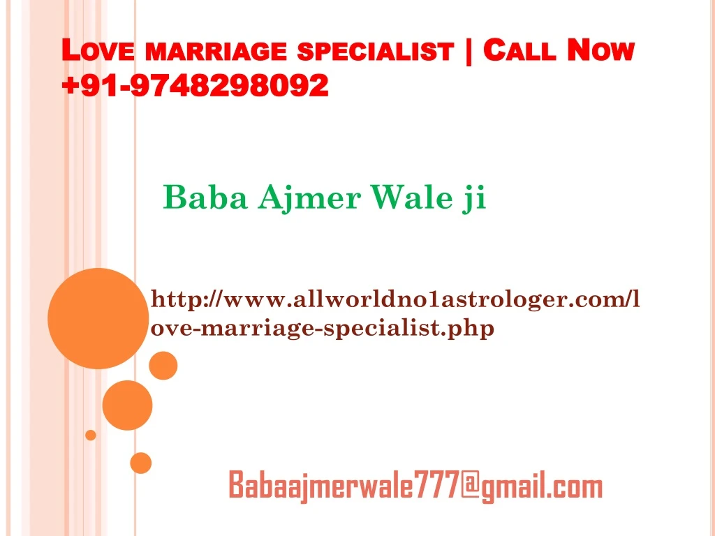 love marriage specialist call now 91 9748298092