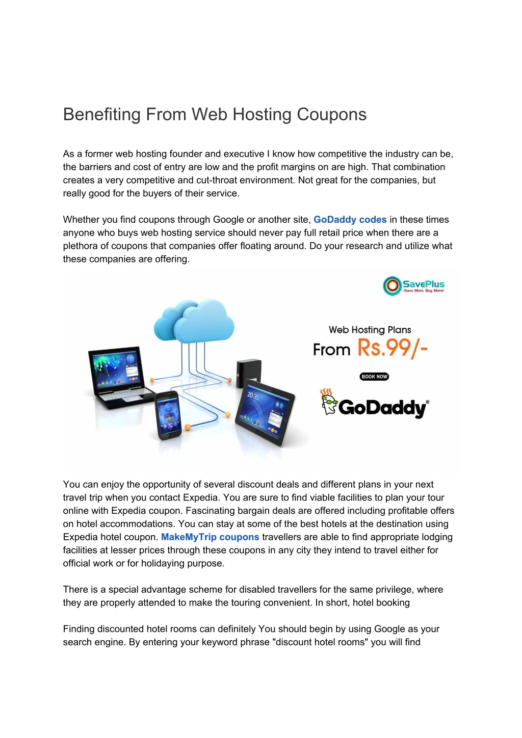 benefiting from web hosting coupons