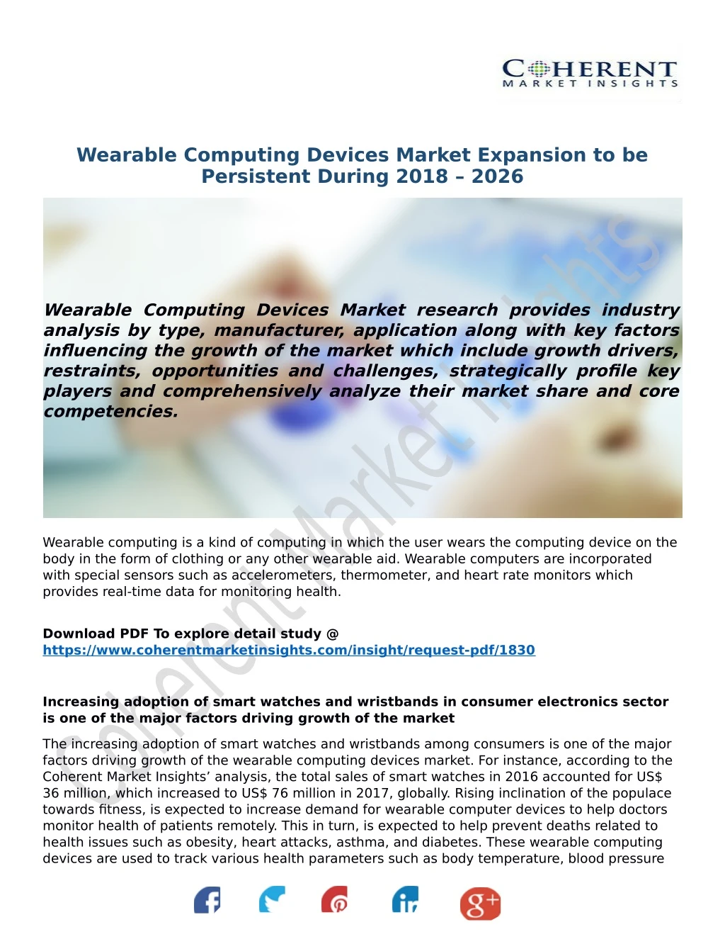 wearable computing devices market expansion
