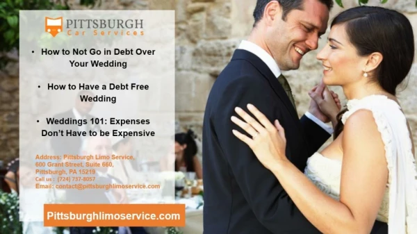How to Not Go in Debt over Your Wedding Pittsburgh Limo Service