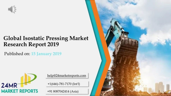 Global Isostatic Pressing Market Research