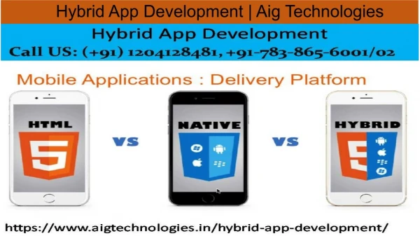 Run On iOS & Android : Hybrid App Development Noida Delhi Gurgaon India