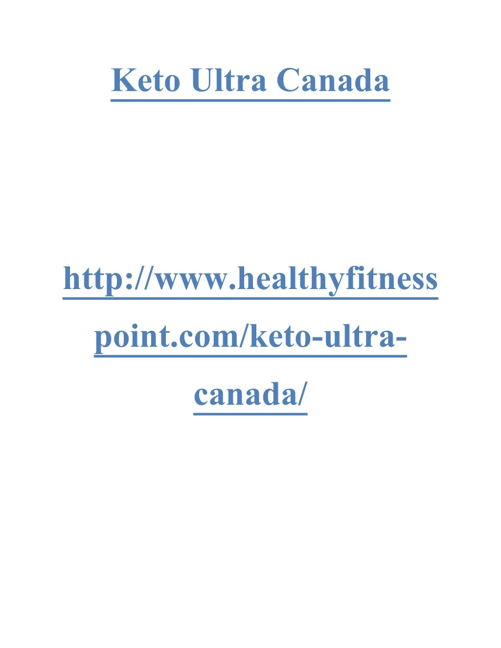 keto ultra canada http www healthyfitness point