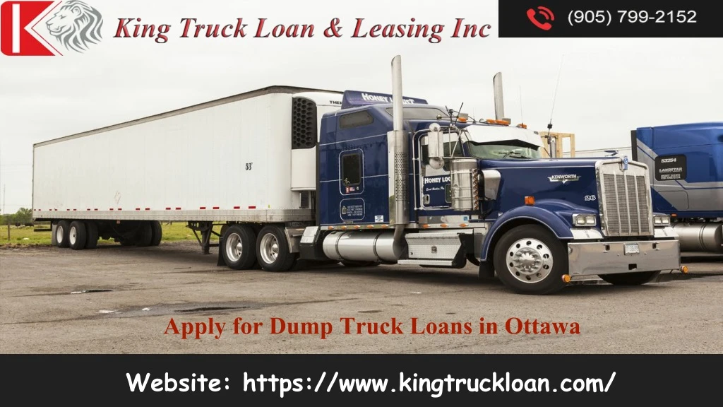 apply for dump truck loans in ottawa