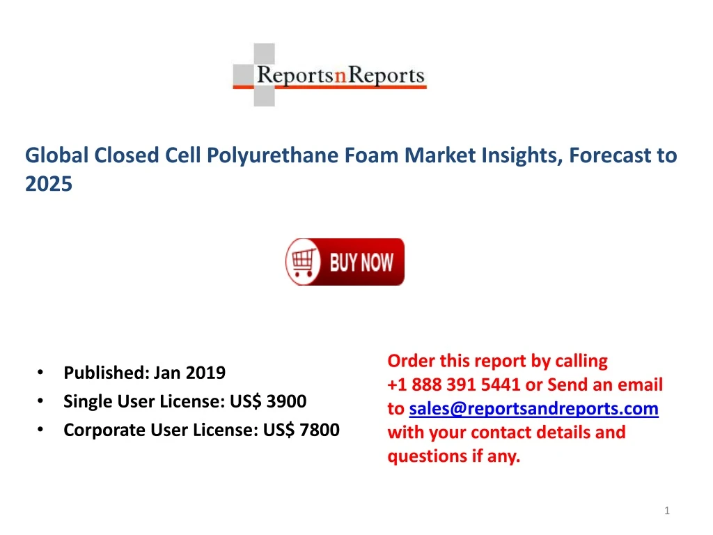 global closed cell polyurethane foam market