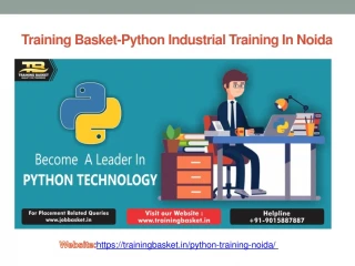 Best Python Training Institute in Noida | Python Training Classes in Noida - slide 1