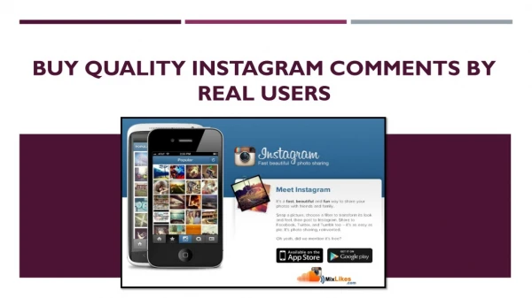 Buy Quality Instagram Comments by Real Users
