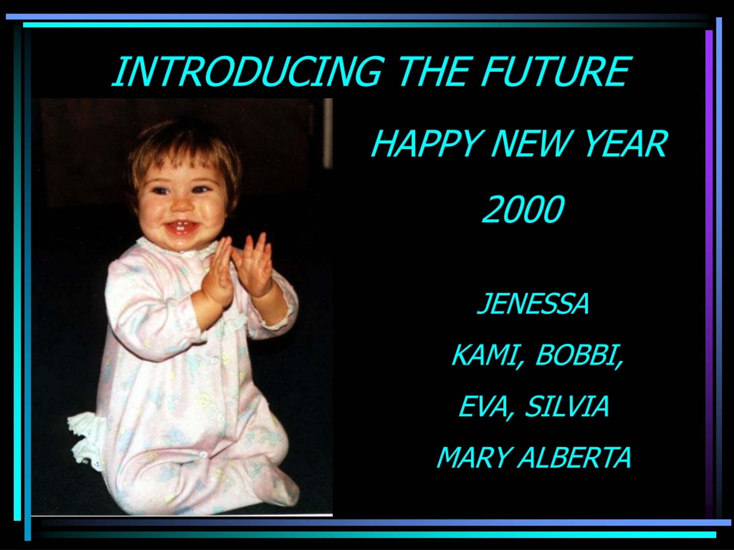PPT - Celebrating the Hartt Family: A Joyous New Year 2000 with the ...