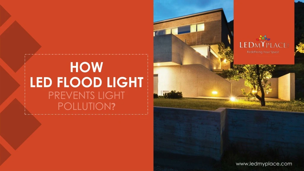 how led flood light prevents light pollution