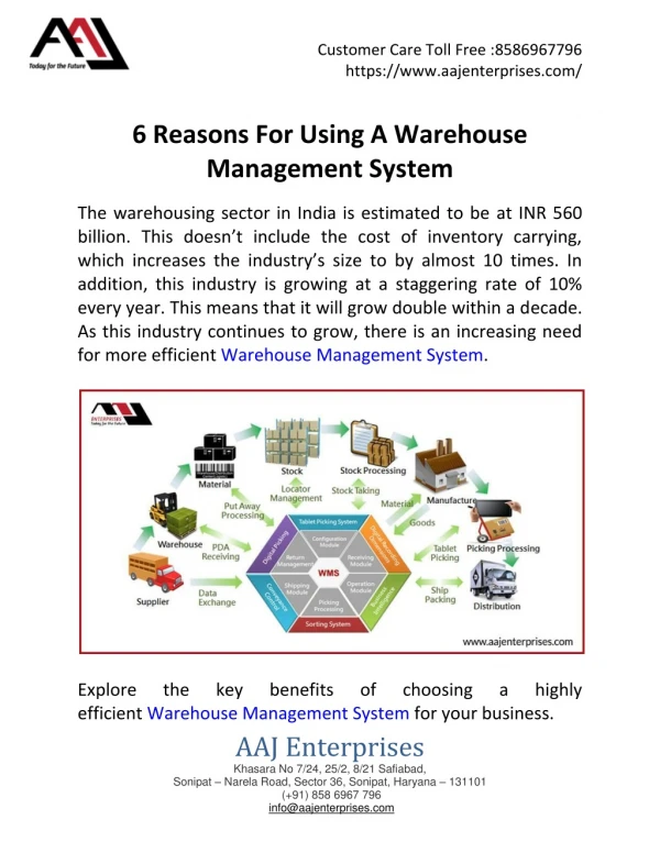 6 Reasons For Using A Warehouse Management System