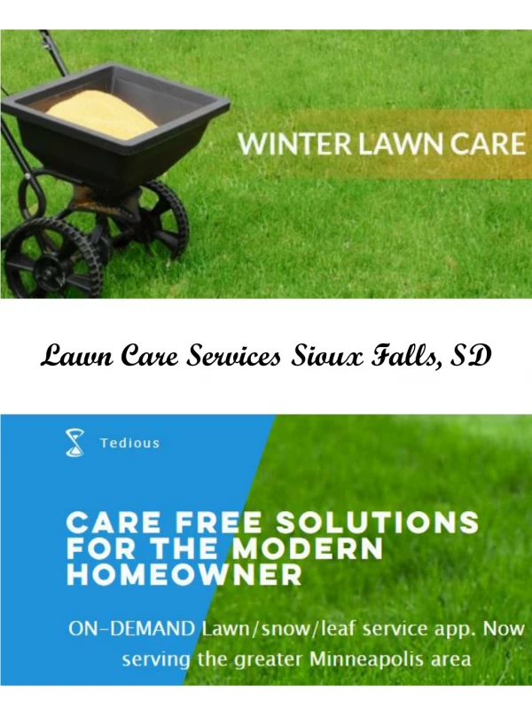 Lawn Care Services Sioux Falls, SD