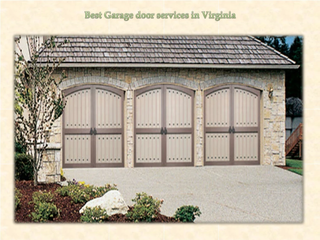 best garage door services in virginia