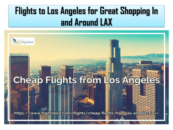 Affordable flights from Los Angeles with Flightsbird