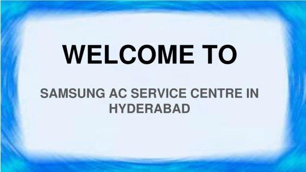 Samsung Ac Service Centre In Hyderabad
