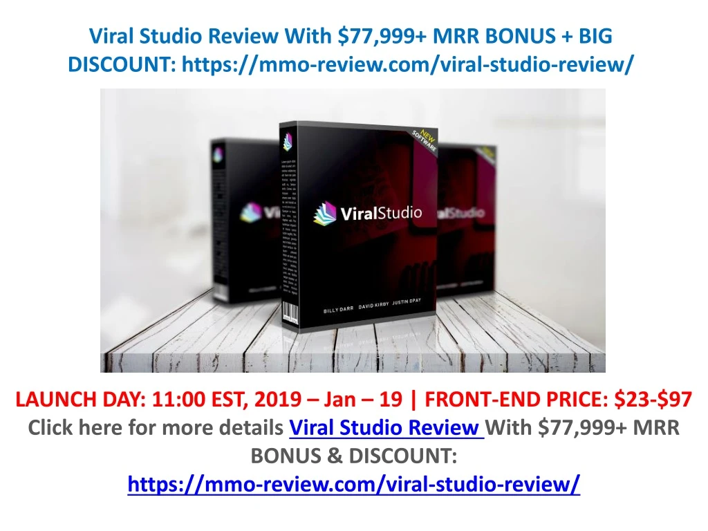 viral studio review with 77 999 mrr bonus