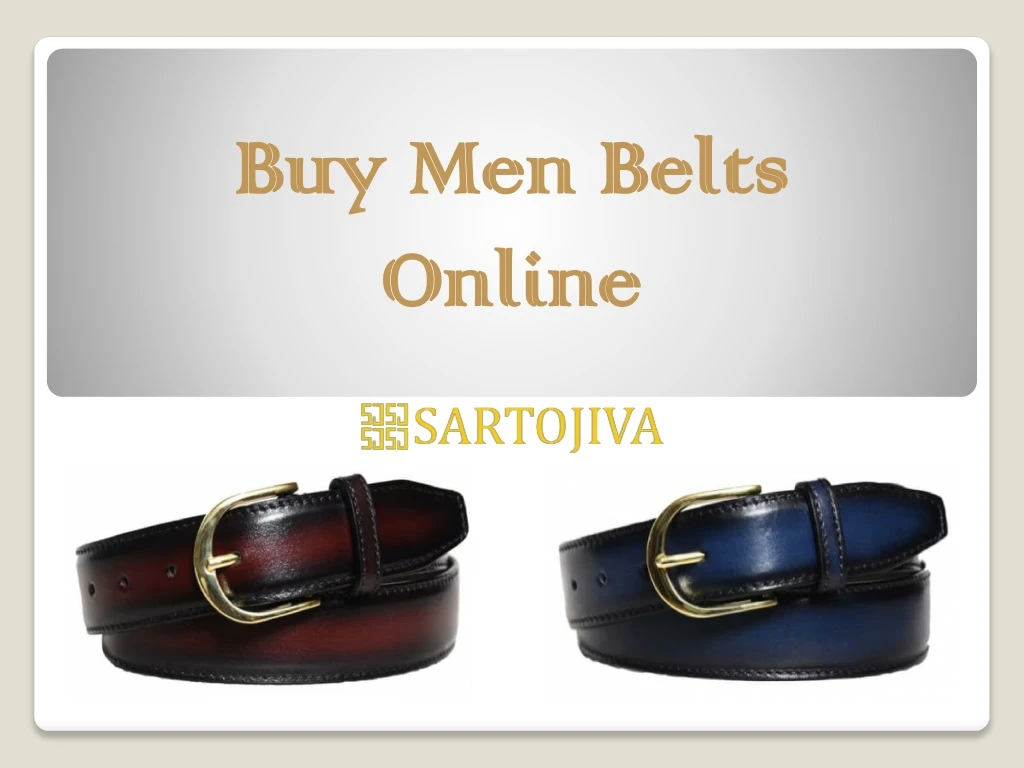 buy men belts online