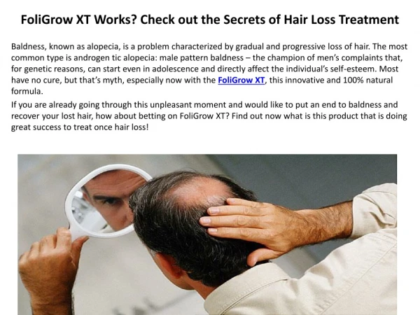 Reduces Premature Graying Of Hair And Pattern Baldness