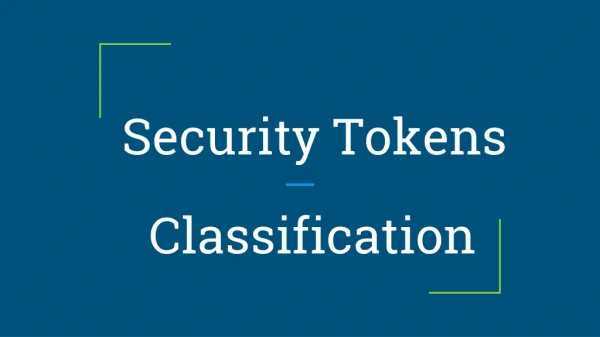 Security Token and Types