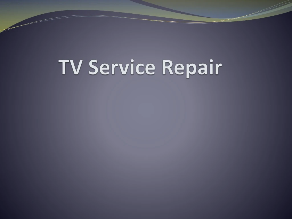 tv service repair