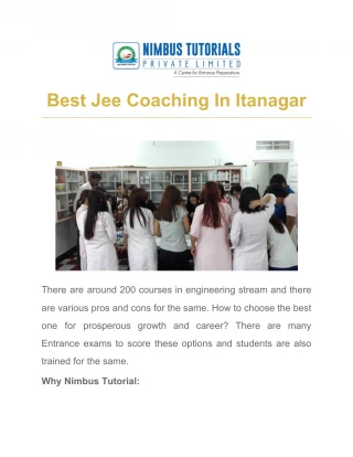 Best Jee Coaching In Itanagar - slide 1