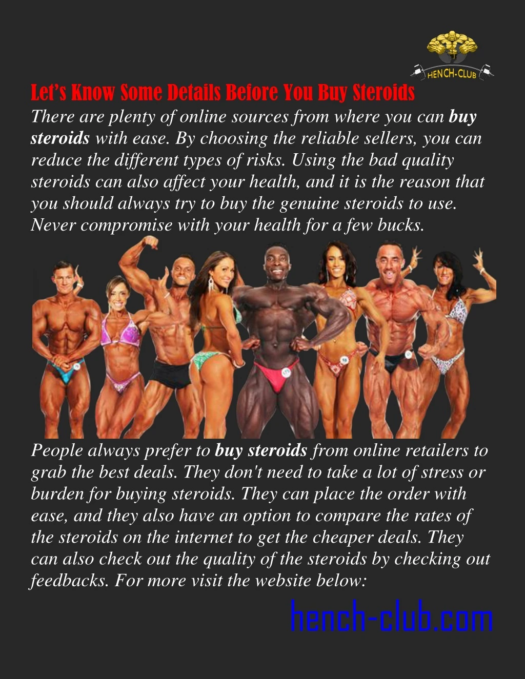 let s know some details before you buy steroids