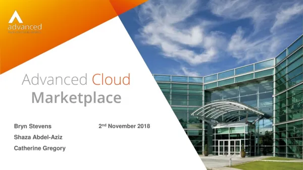 Advanced Cloud Marketplace