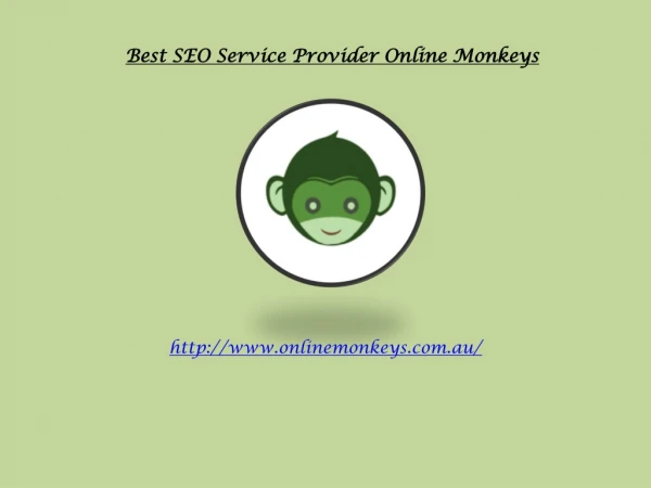 Best SEO Service Provider Online Monkeys