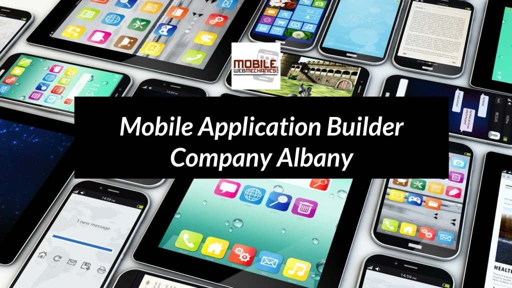 mobile application builder company albany