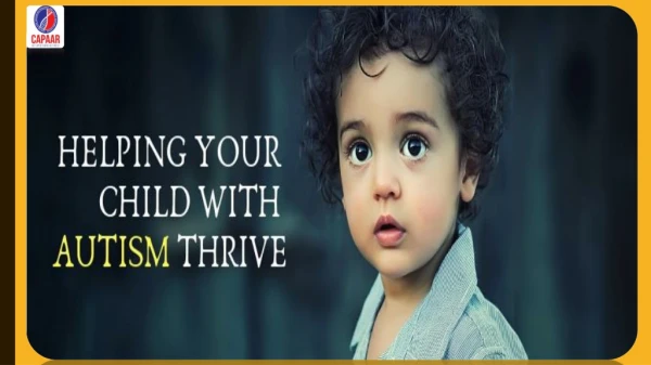 Helping your Child with Autism Thrive | Best Center for Autism in Bangalore