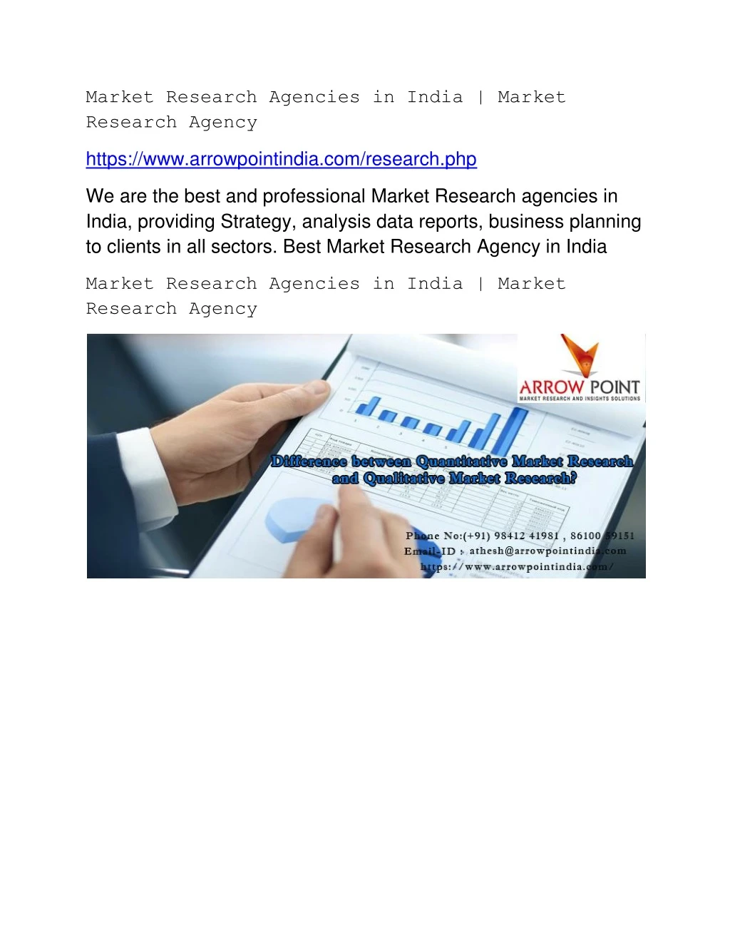 market research agencies in india market research
