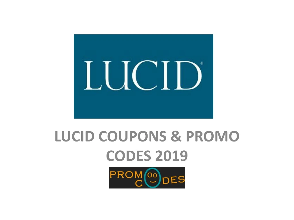 lucid coupons promo codes 2019
