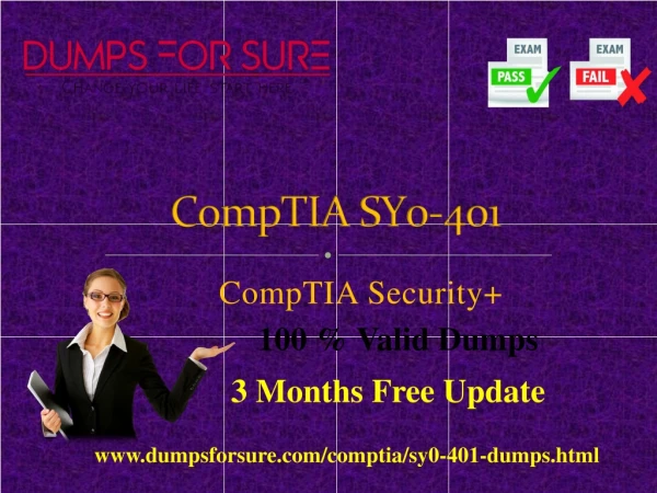 CompTIA SY0-401 dumps pdf free download - Dumps for Sure