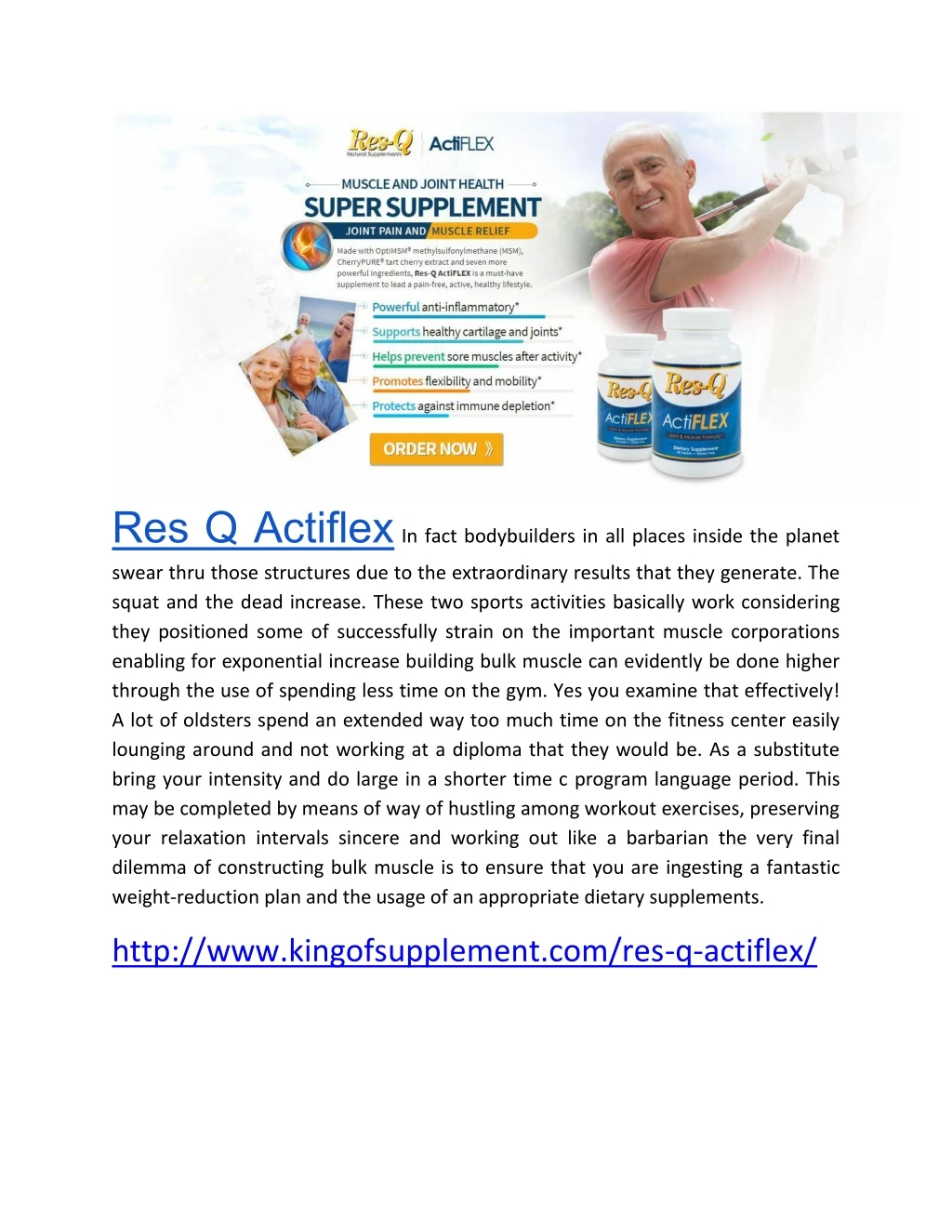 res q actiflex in fact bodybuilders in all places