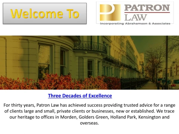 Patronlaw.co.uk | Landlord And Tenant Transactions Service | Employment Contract Legal Advice