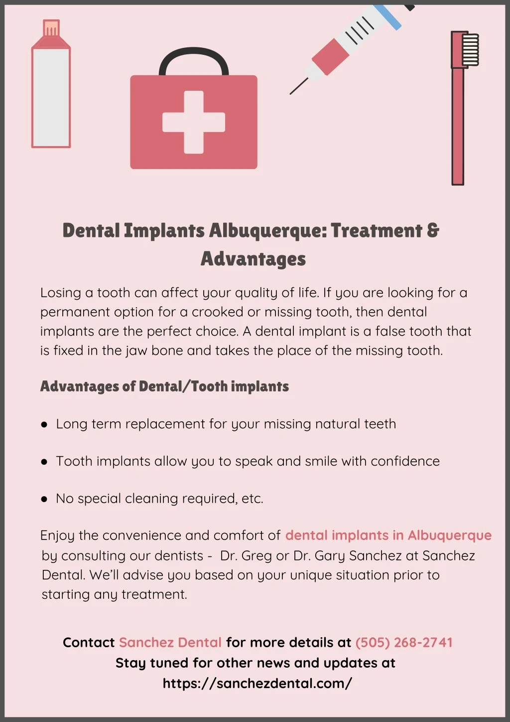 dental implants albuquerque treatment advantages