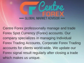 Managed Forex Account Services - slide 1