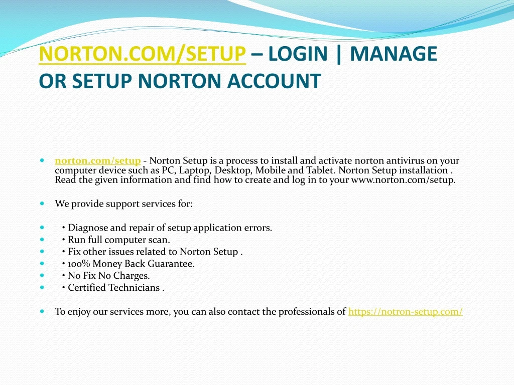 norton com setup login manage or setup norton account