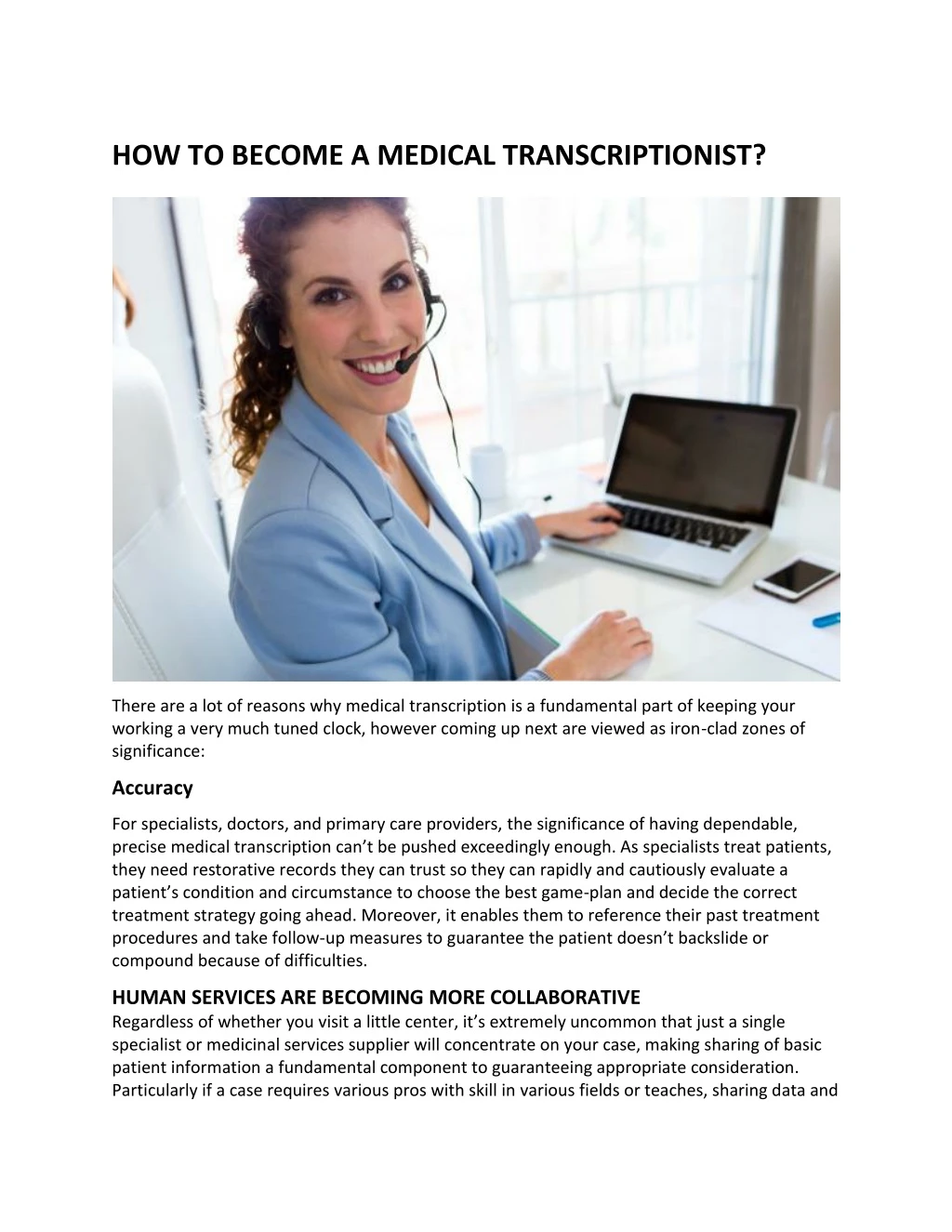 how to become a medical transcriptionist