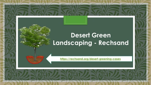 Desert Green Landscaping - Rechsand