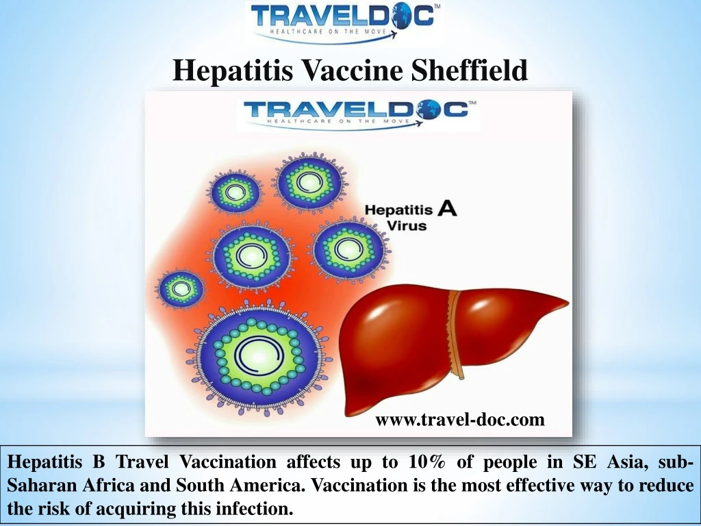 hepatitis vaccine sheffield