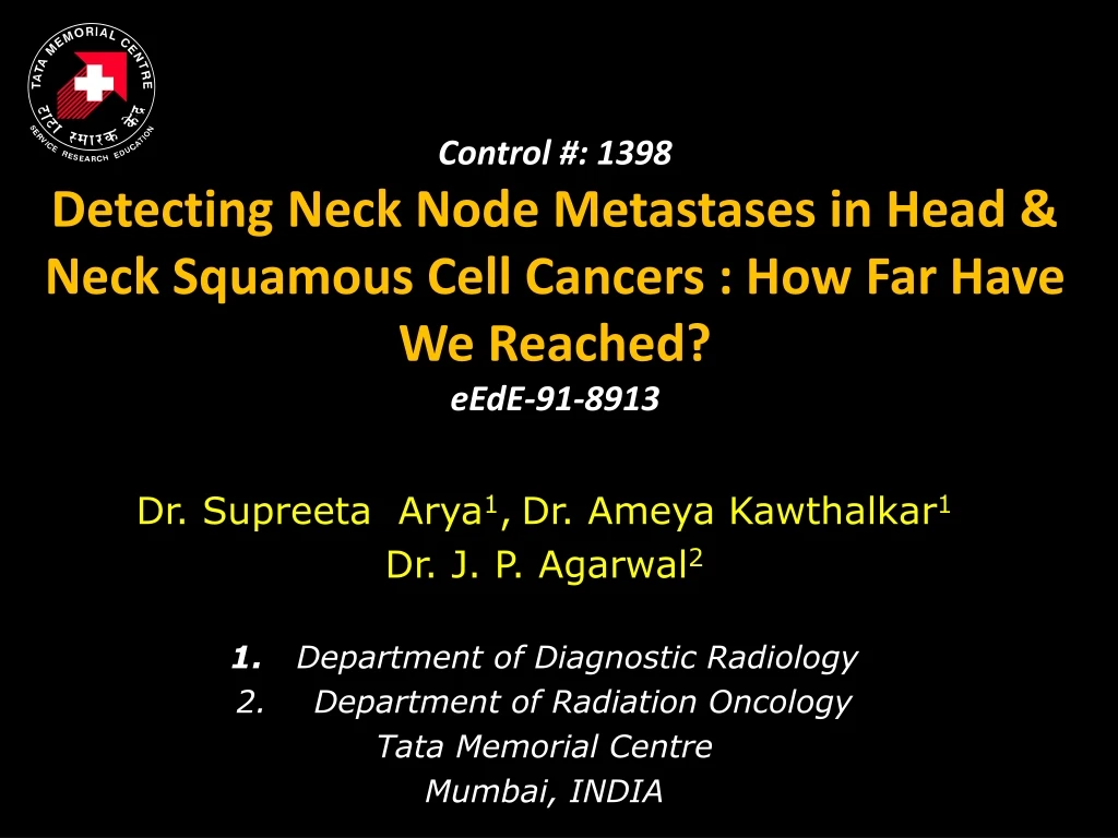 control 1398 detecting neck node metastases