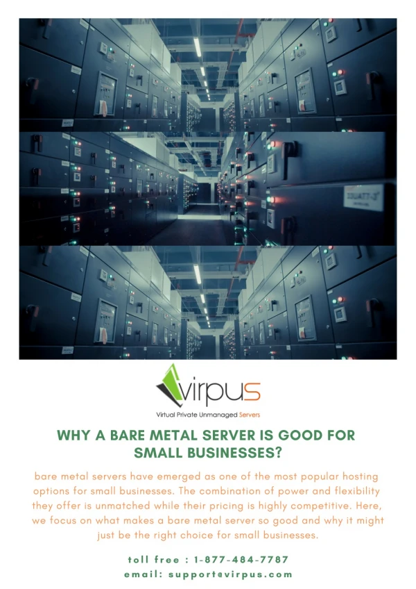 Why a Bare Metal Server is good for Small Businesses?