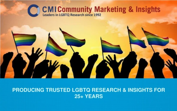 Community Marketing & Insights: LGBT Community