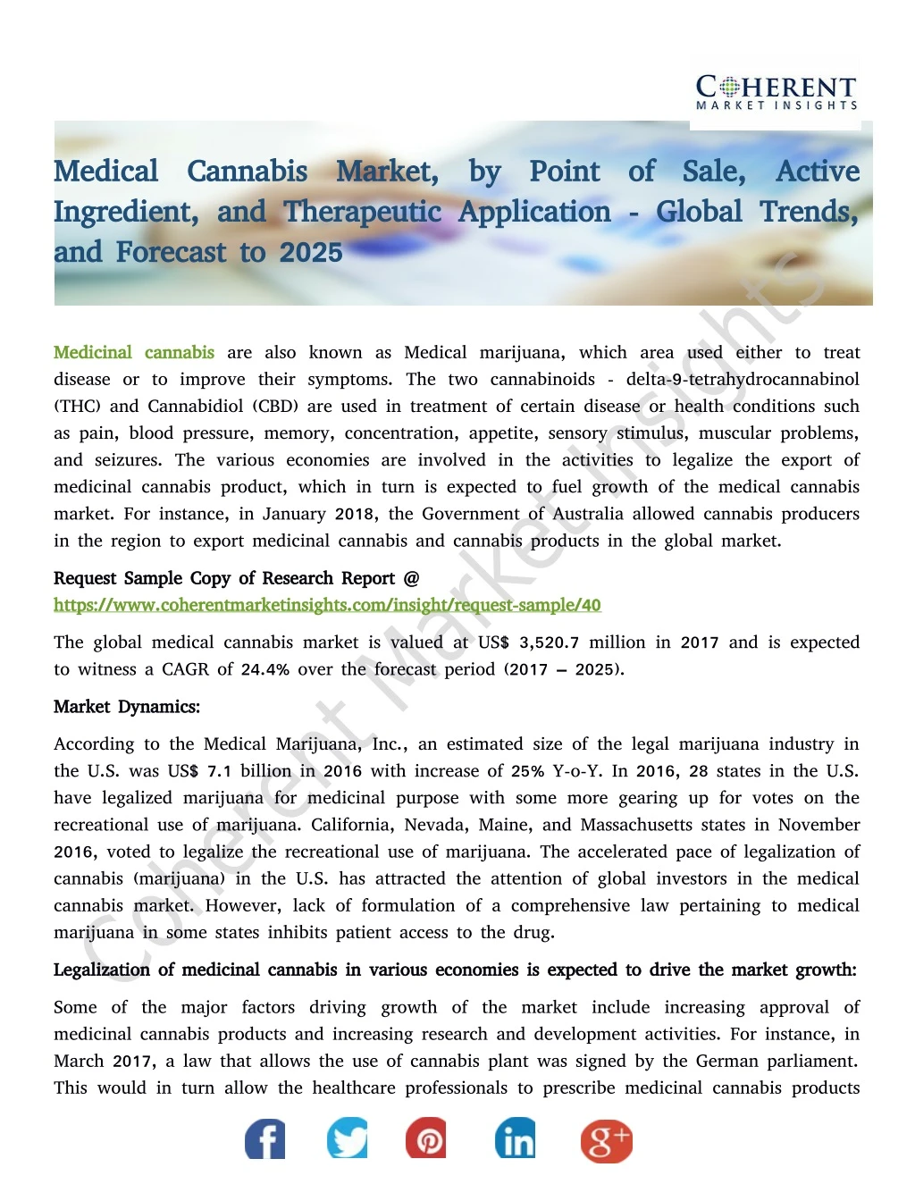 medical cannabis market by point of sale active