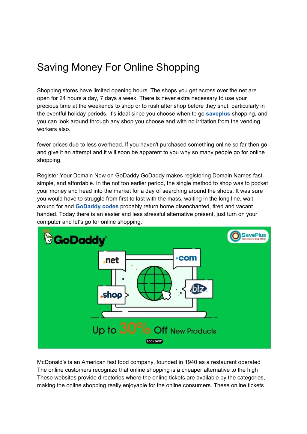 saving money for online shopping