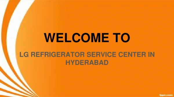 Lg Refrigerator Service Center In Hyderabad