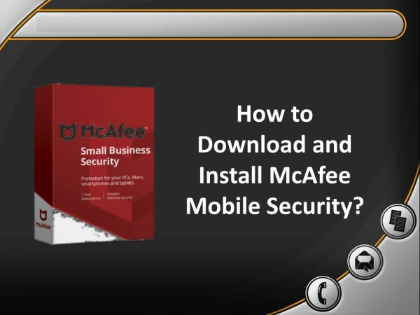 How to Download and Install McAfee Mobile Security?