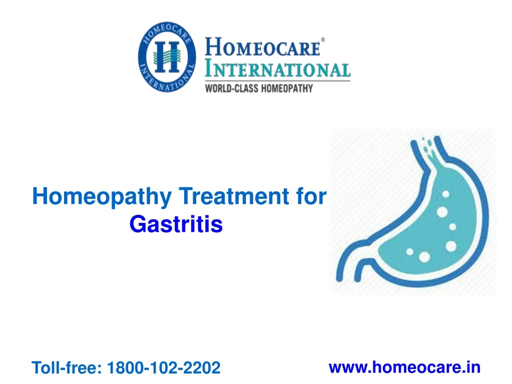 homeopathy treatment for gastritis
